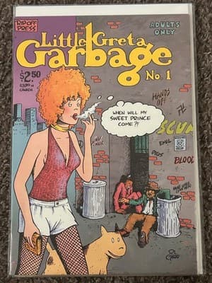 Rip Off Press Comic Book Little Greta Garbage No.1 Adult Underground Issue - Image 1