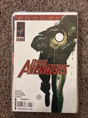 Marvel Dark Avengers Annual #1 2010 Siege Tie-In Comic Book Bendis Bachalo - Image 1