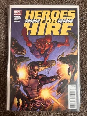 Marvel Heroes For Hire #7 Comic Book Spider-Man Dinosaurs Direct Edition T+ - Image 1
