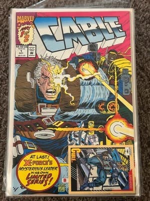 Marvel Cable #1 Comic Oct Part 1 X-Force Leader Limited Series Bagged W/Card - Image 1