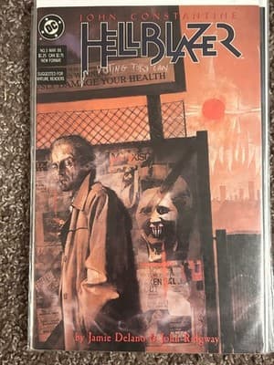 DC Comics Hellblazer John Constantine #3 1988 Jamie Delano John Ridgway VG - Image 1