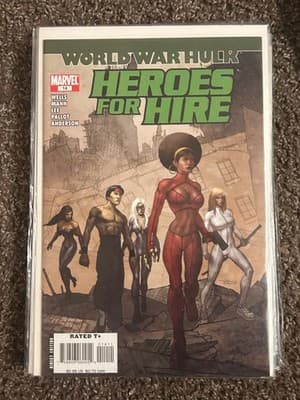 Marvel World War Hulk Heroes for Hire #14 Comic Book Direct Edition Bagged - Image 1
