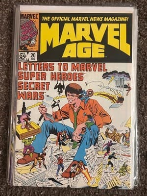 Marvel Age Magazine #20 Nov Secret Wars Letters to Marvel 35c Official News - Image 1