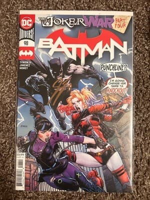 DC Batman #98 Joker War Part Four Signed Gold Ink Comic w/ COA ComicsElite - Image 1