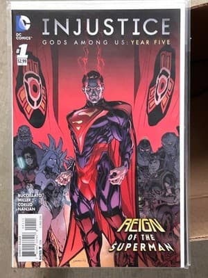 DC Comics INJUSTICE Gods Among Us Year Five #1 Reign of the Superman Comic - Image 1