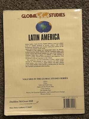 Global Studies: Latin America (Global Studies) Goodwin, Paul, Jr 8th Edition - Thumbnail 3