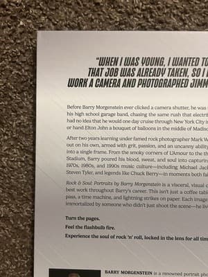 Rock & Soul: Portraits by Barry Morgenstein Hardcover Jackson Berry Houston - Thumbnail 7