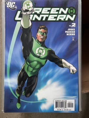 DC Green Lantern Comic No 2 Aug 2005 Johns Pacheco Merino Direct Sales Bagged - Image 1