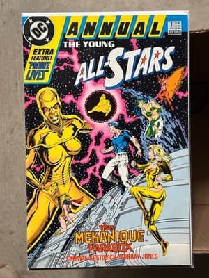 DC The Young All-Stars Annual #1 1988 The Mekanique Paradox VF-VG Comic Book - Image 1
