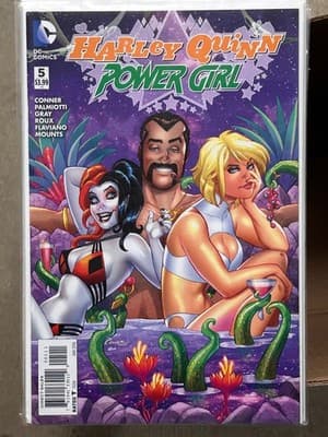 DC Comics Harley Quinn Power Girl #5 2016 Comic Book Bagged Boarded Teen Cover - Image 1