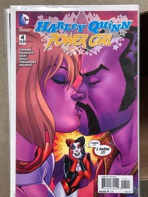 DC Comics Harley Quinn Power Girl #4 2015 Direct Sales Comic Book Bagged Boarded - Image 1