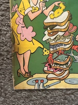 Blondie Comic No 46 Sept Chic Young Vintage 10c Collectible Spine Tears Creases - Thumbnail 2