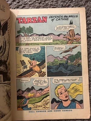 Dell Tarzans Jungle Annual 1955 No 4 Edgar Rice Burroughs Vintage Comic 25c - Thumbnail 11