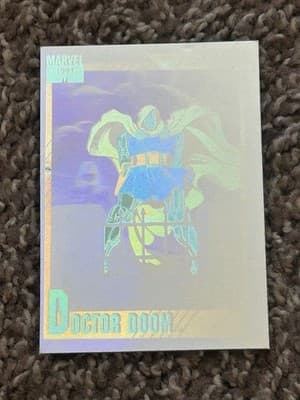 Marvel Hologram Cards Set H1-H5 Spider-Man Hulk Punisher Doctor Doom Mole Man - Thumbnail 8