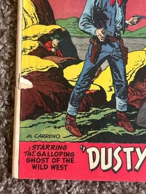 Prize Comics Prize Western #71 Sept Oct Dusty Ballew 10¢ Vintage Golden Age - Thumbnail 3