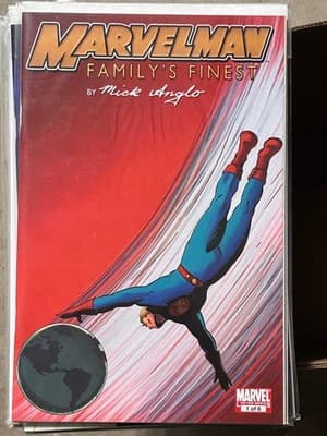 Marvelman Familys Finest Comic #1B Mick Anglo Limited 1 for 20 Red Cover Bagged - Image 1