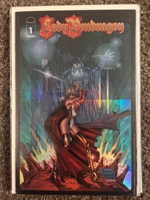 Image Comics Lady Pendragon #1 Holofoil Variant Comic Single Issue Ungraded - Image 1