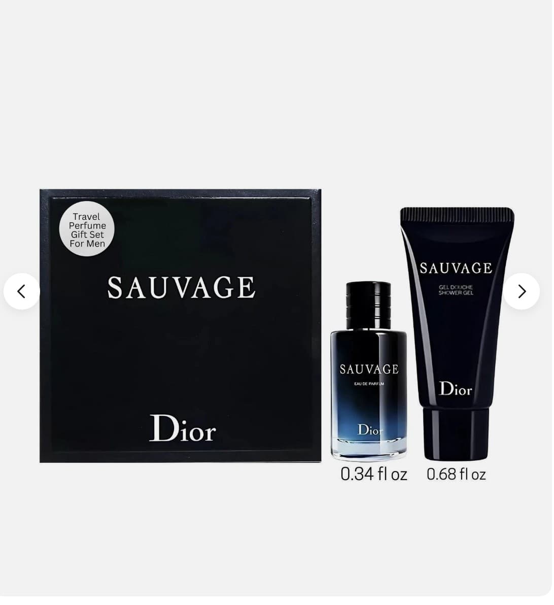 Dior Sauvage Travel Perfume Gift Set for Men - Image 1