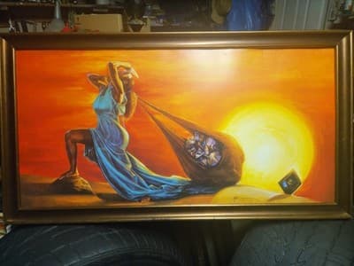 A Womans Work Print By Wak 2002 - Image 1