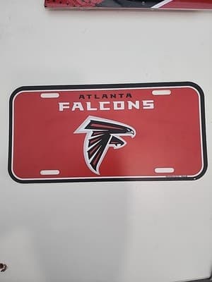 Atlant Falcons NFL License Plate