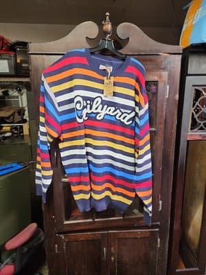 Gilyard Multicolor Striped Sweater 4XL