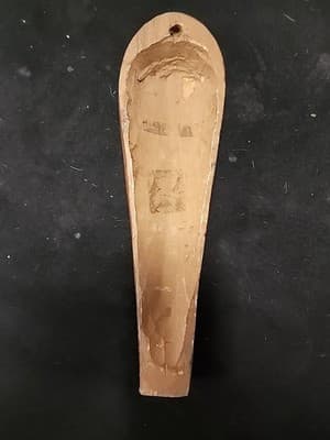 Vintage Hand Carved African Art Tribal Wooden Mask Made In Ghana - Thumbnail 3