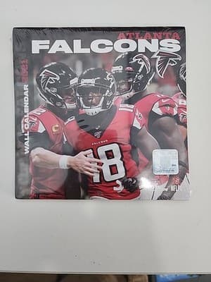 NFL ATLANTA FALCONS 2021 WALL CALANDER UNOPENED