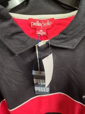 Pelle Pelle Striped Long Sleeve Polo Shirt - Thumbnail 2