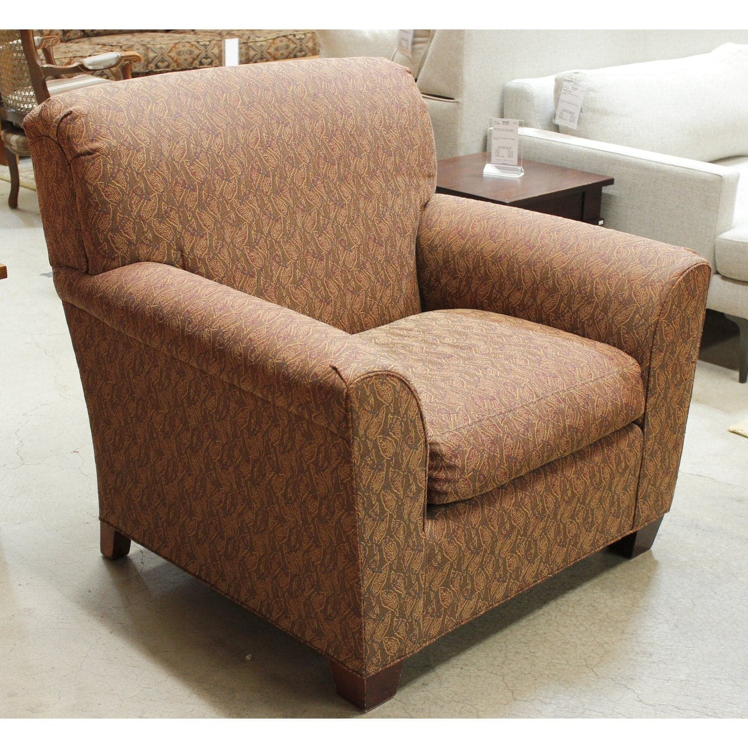 Park Place Patterned Club Chair - Multi-Color - Thumbnail 2