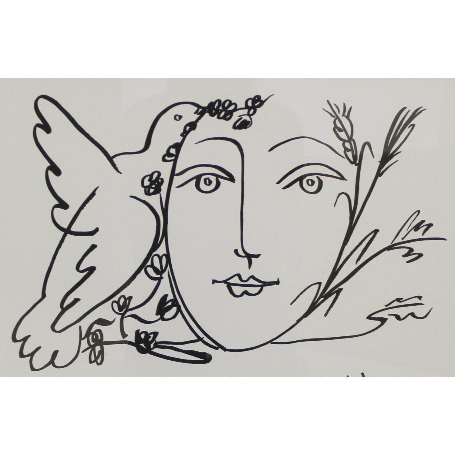 Gallery Framed Art Print 'Face of Peace' By Pablo Picasso - Thumbnail 2