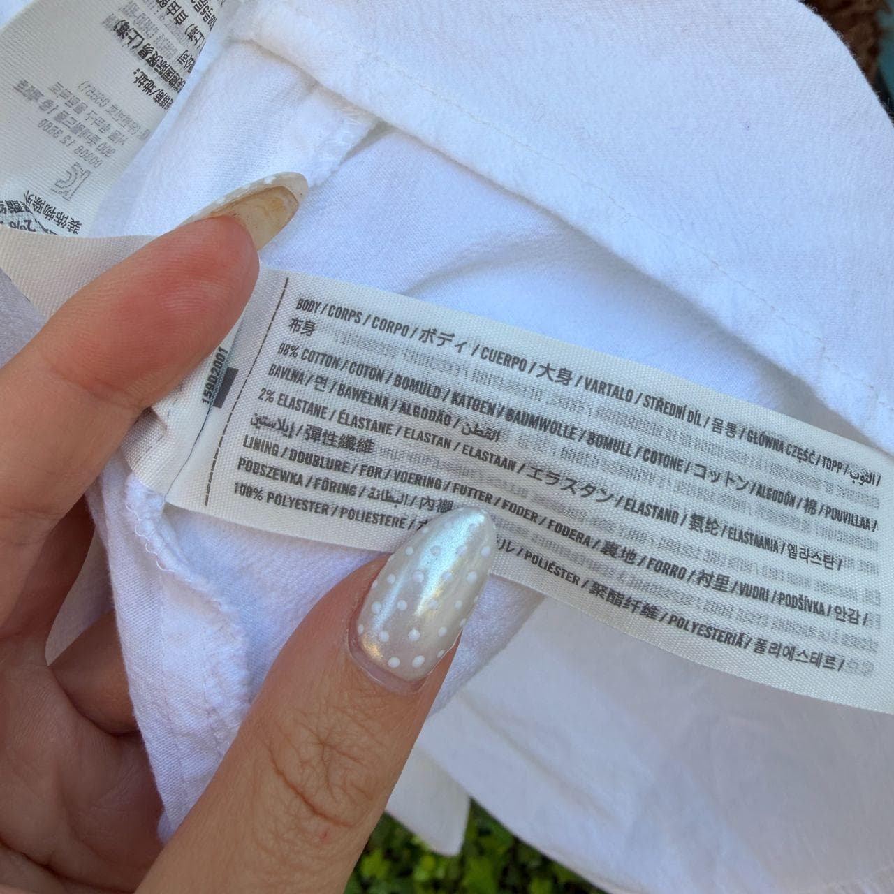 Abercrombie & Fitch | White Puff Sleeve Midi Dress with Tie Details - Thumbnail 5
