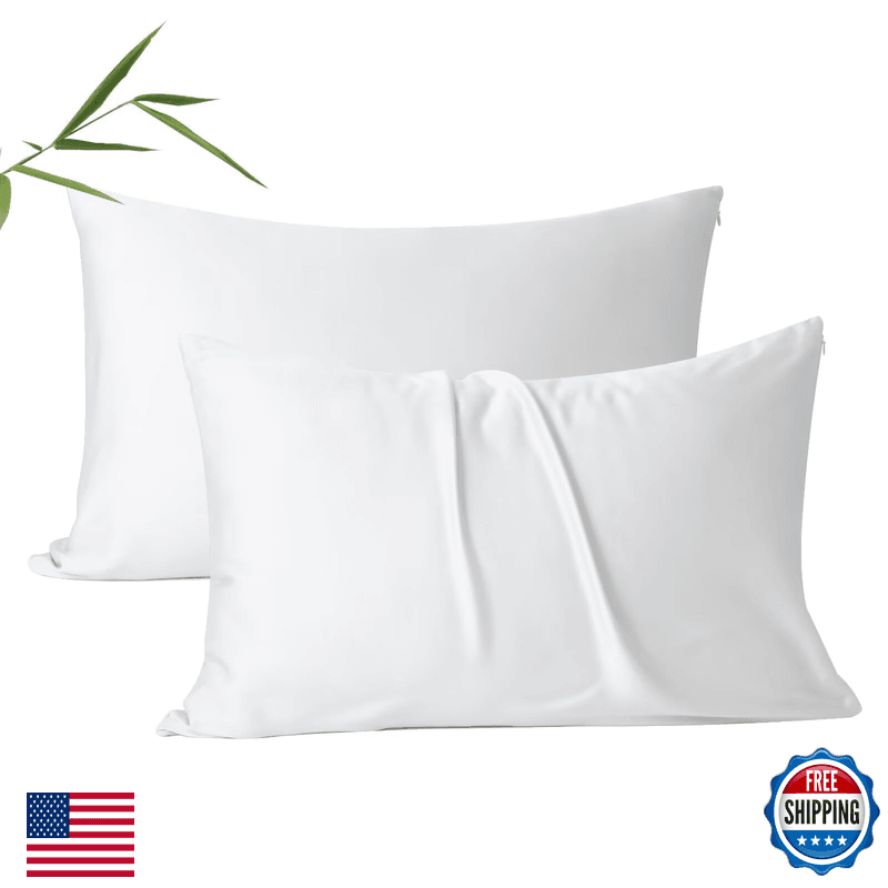 Shunjie.Home 4 Pack Cooling Pillow Casesviscose Derived From Bamboo Pillow - Image 1