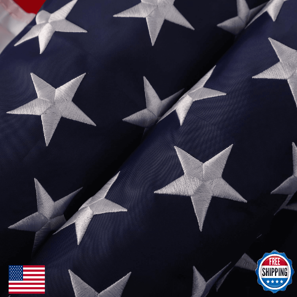 Outdoor 6x10 ft American Flags,Non Fading All Weather American Flag for Outside - Image 1