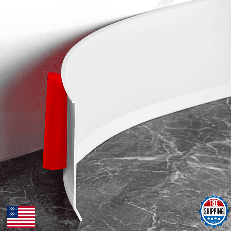 Heonay Flexible Baseboard Molding Trim 4 Inch Self-Adhesive Vinyl Wall Base - Image 1