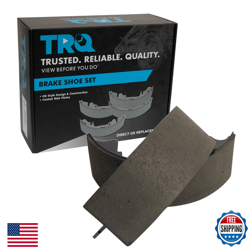 Trq Parking Brake Shoe Set Compatible Heavy Duty Trucks Bfa17043 - Image 1