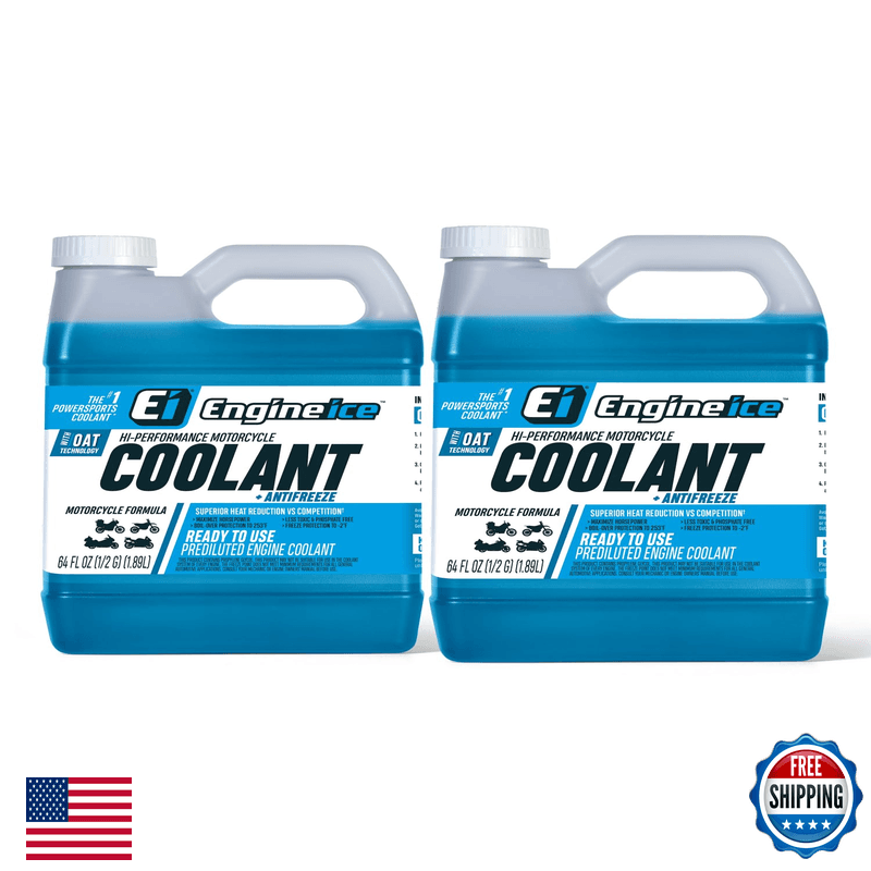 Engine Ice Off-Road High-Performance Motorcycle Coolant And Antifreeze 2 Pack - Image 1