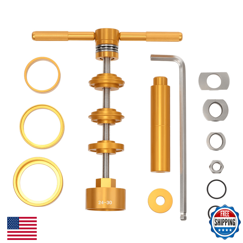 Gearcess Bicycle Bottom Bracket Removal Installation Tool Kit Bearing Press - Image 1
