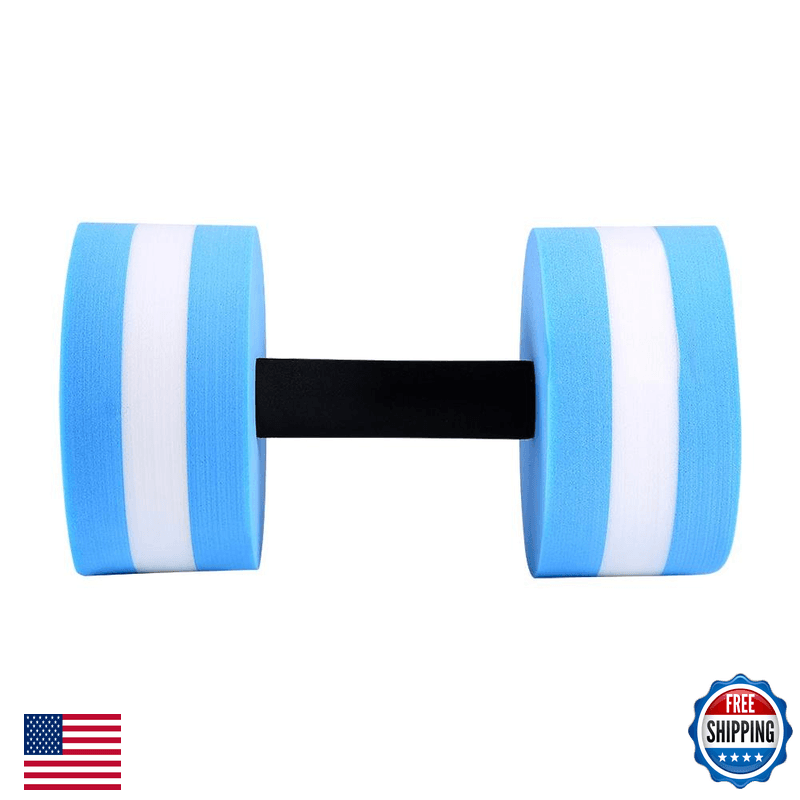 Vgeby 1Pair Aquatic Exercise Dumbbells Water Eva Foam Aerobics Exercise Hand - Image 1