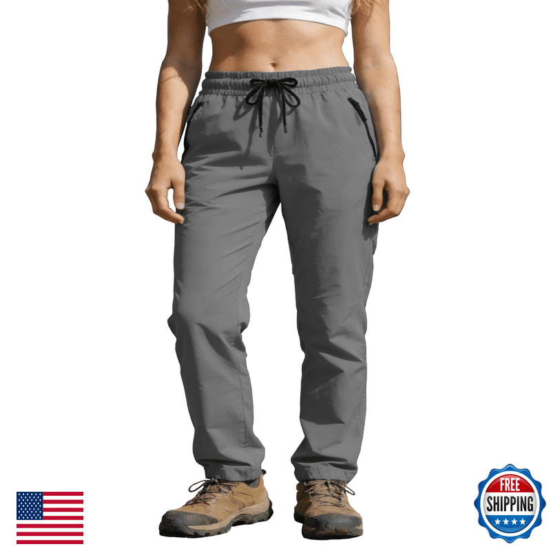 Agvng Womens Hiking Pants Waterproof Quick Dry Upf 50 Cargo Zipper Pockets - Image 1