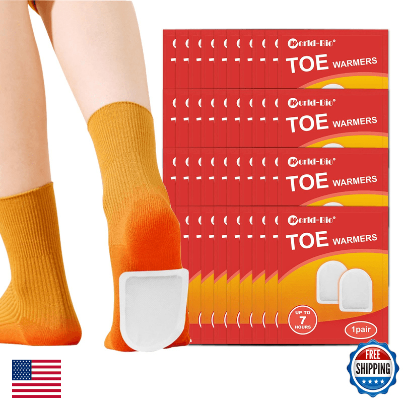 Blobuste Insole Foot Warmers 30 Pair Toe Warmers For Feet Disposable Heated - Image 1