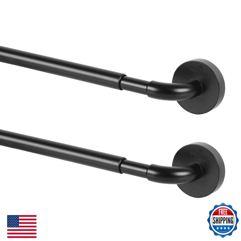 Tyron Tyron Tyron 2 Pack Magnetic Curtain Rod For Metal Doors Adjustable 18-30 - Image 1
