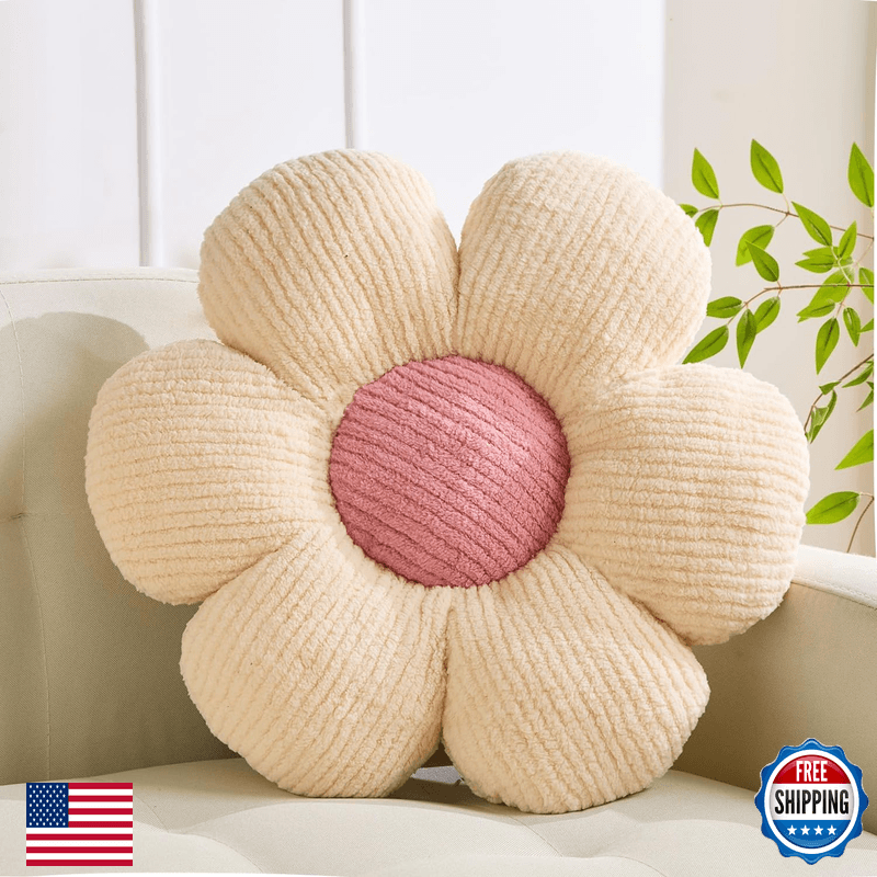 Xiaijia Flower Pillow Flowers Shaped Pillow Cushion Decorative Daisy Pillow For - Image 1