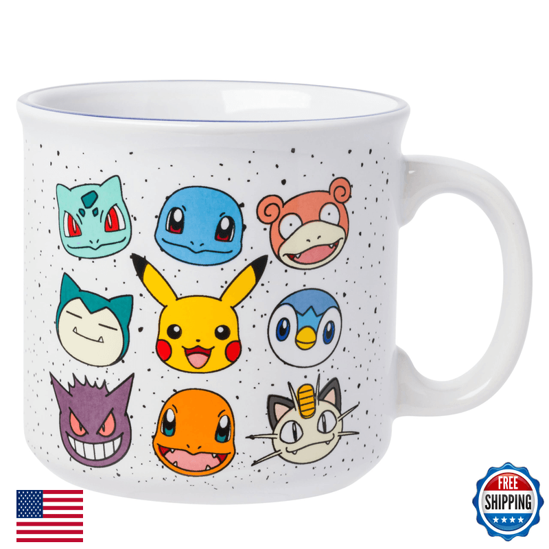Silver Buffalo Pokemon Bulbasaur Squirtle Slowpoke Snorlax Pikachu Piplup - Image 1