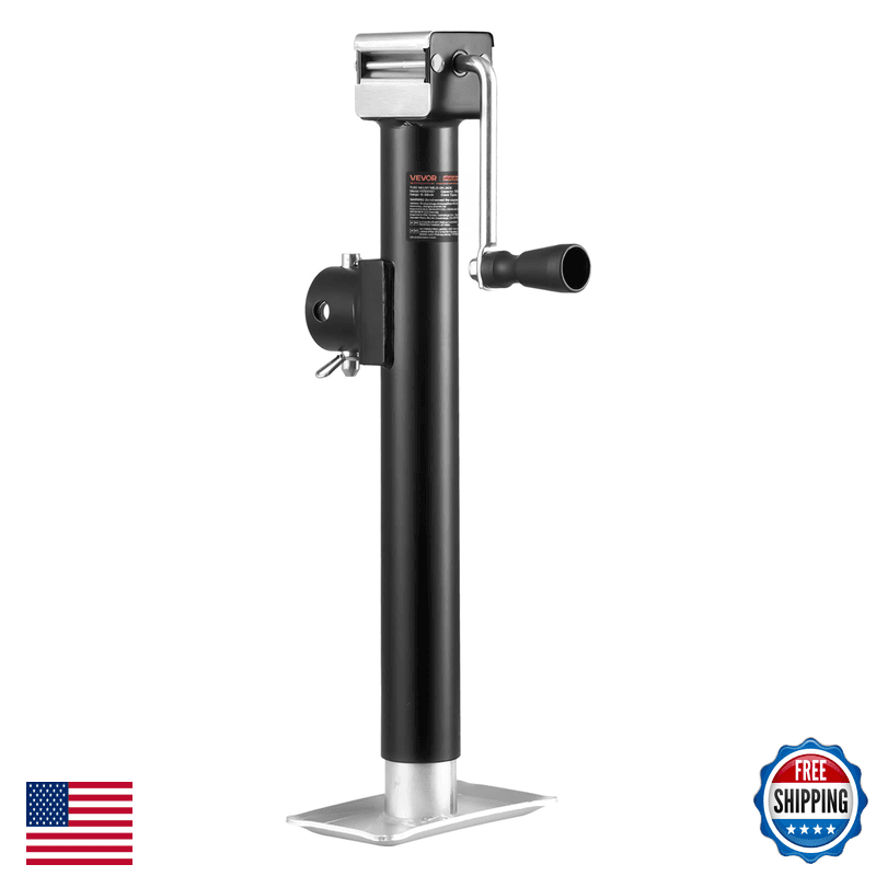 Vevor 5000 Lbs Trailer Jack Weld-On Pipe-Mount Swivel Trailer Jack Ergonomic - Image 1