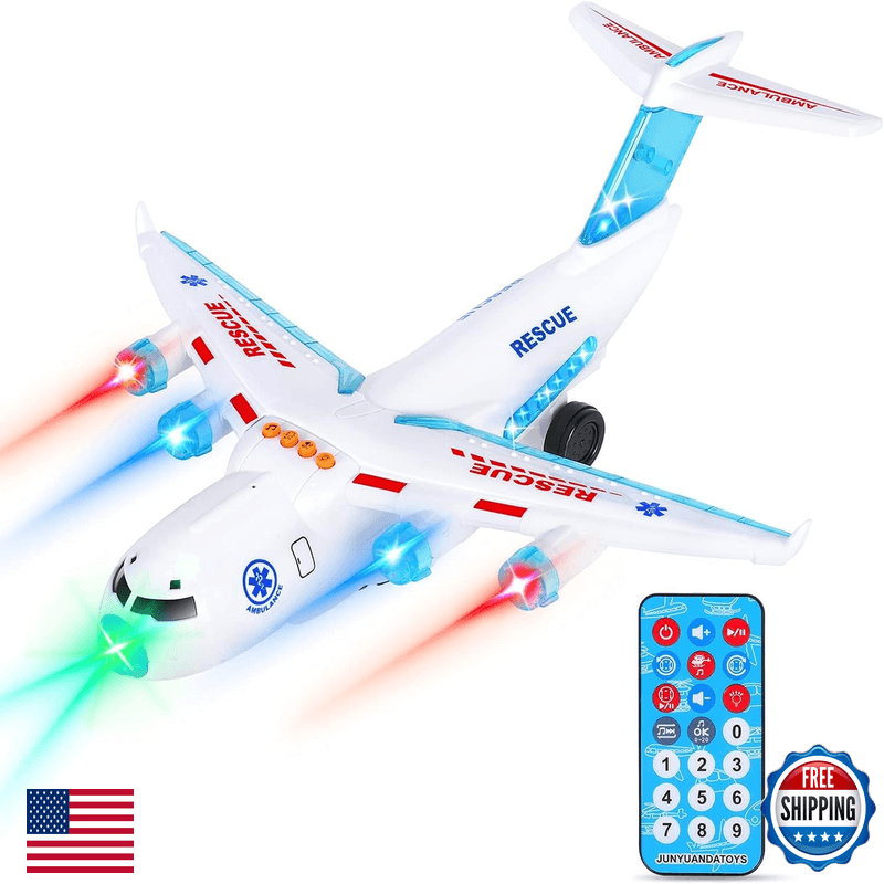 Ele Eleoption Kids Transport Airplane Toy Aeroplane Infrared Remote Control - Image 1