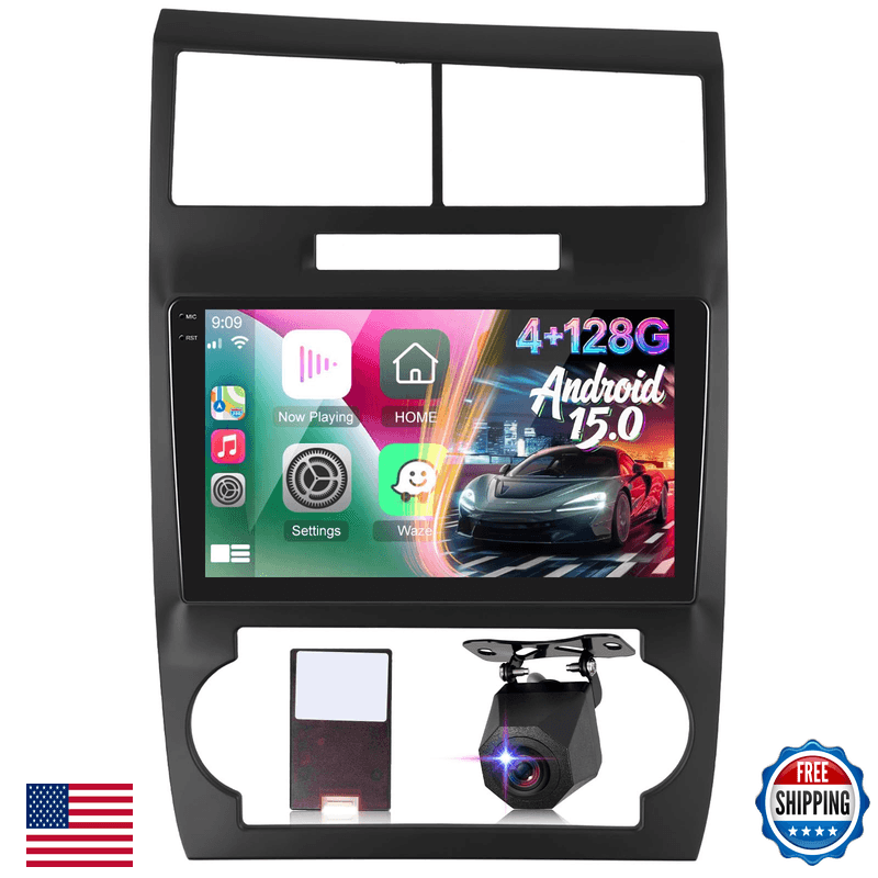 Nhopeew 4128G Upgrade Radio For Dodge Charger/Magnum 2005-2007 9 Inch Android - Image 1
