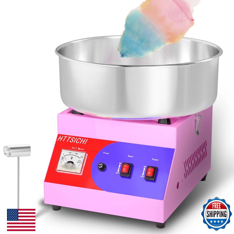 Httsichi Cotton Candy Machine - Cotton Candy Machine Commercial W/ 15 Inch - Image 1
