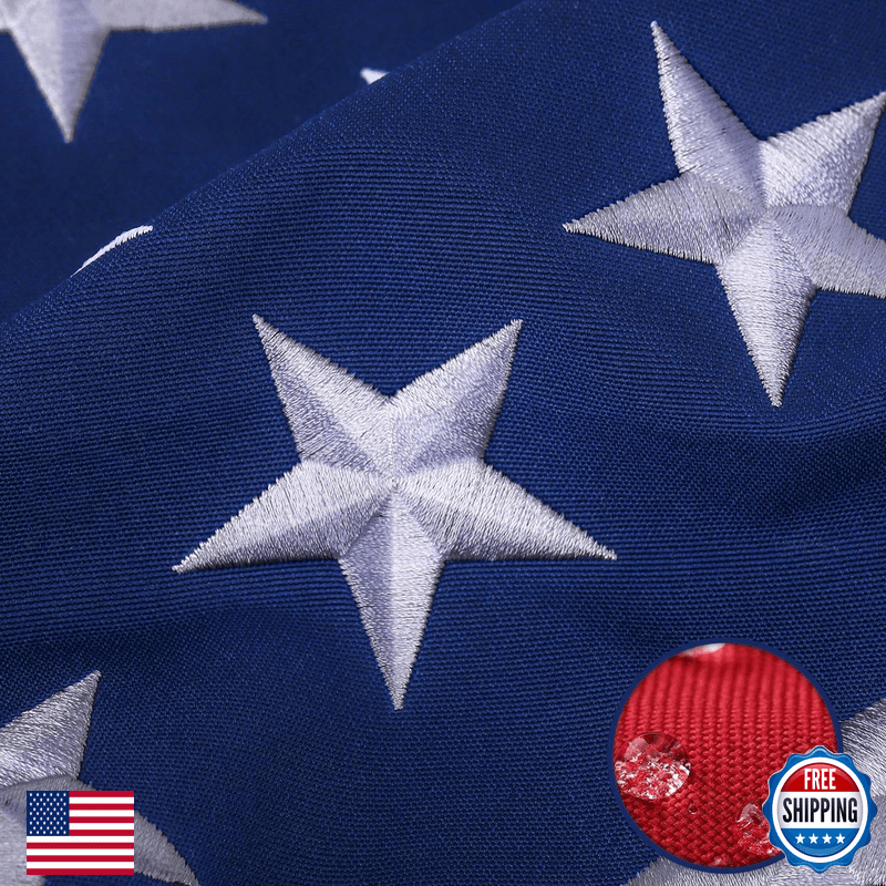 Aguiflgs American Flag For Outside 4X6 Ft Upgraded Thickened Spun Polyester - Image 1