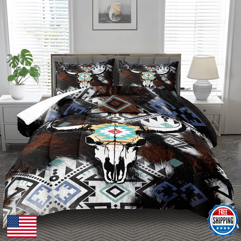 Llyxsesty Western Comforter Set Queenshabby Chic Bedding Sets Queenboho - Image 1