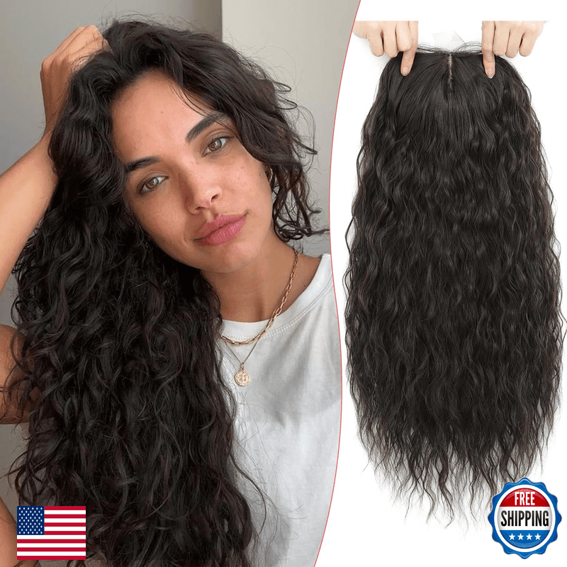 Paneway Curly Hair Toppers For Women Thinning Hair Synthetic 6.5X6.5 Ladies - Image 1